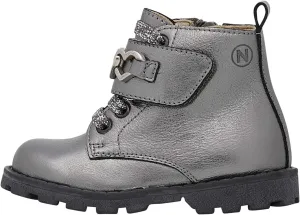 Naturino Girl's Emisy (Toddler/Little Kid) Acciaio EU 25 (US 8 Toddler) M