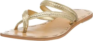 Naughty Monkey Women's Cordelia Metallic Toe Thong
