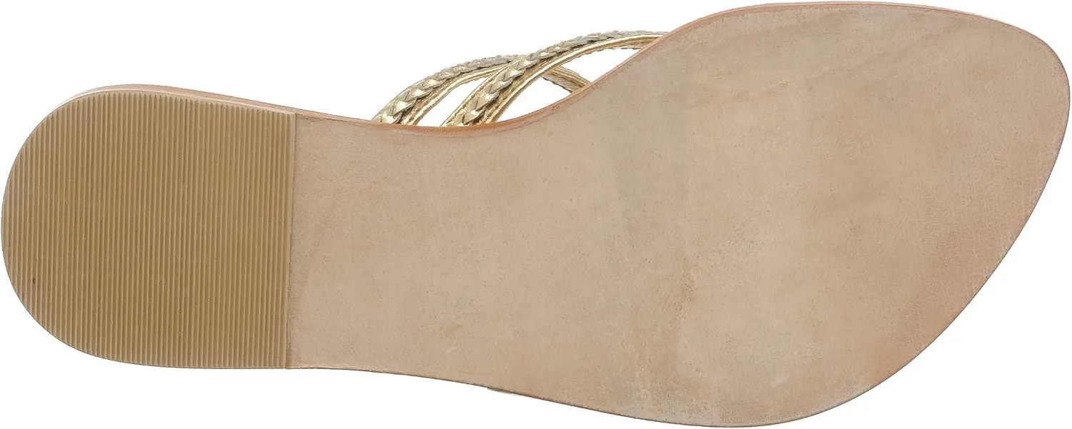 Naughty Monkey Women's Cordelia Metallic Toe Thong