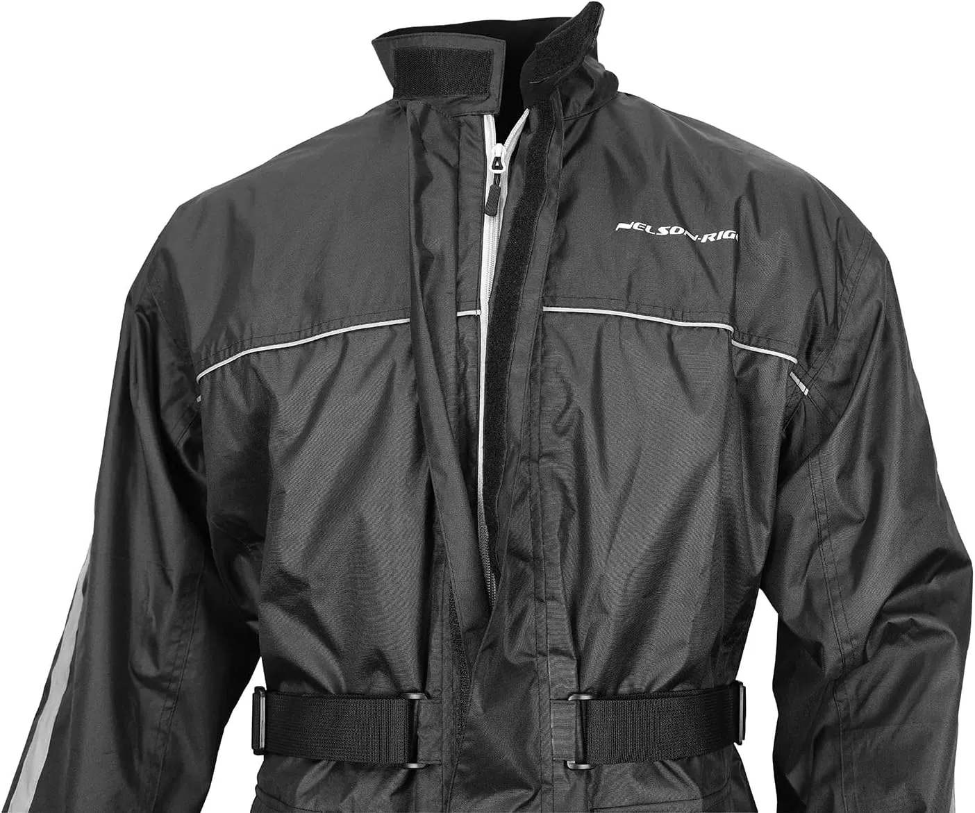 Nelson Rigg Solo Storm Rain Jacket, Waterproof, Breathable, and Packable (Hi-Vis Yellow/Black, Large)