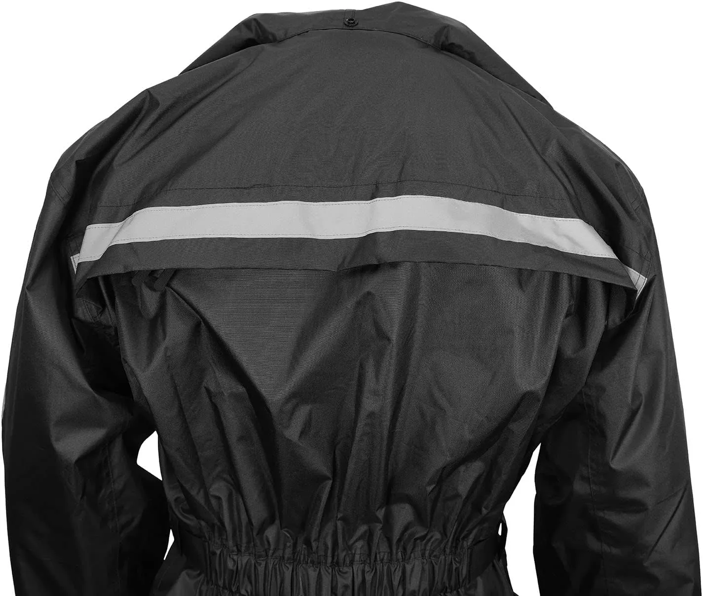 Nelson Rigg Solo Storm Rain Jacket, Waterproof, Breathable, and Packable (Hi-Vis Yellow/Black, Large)