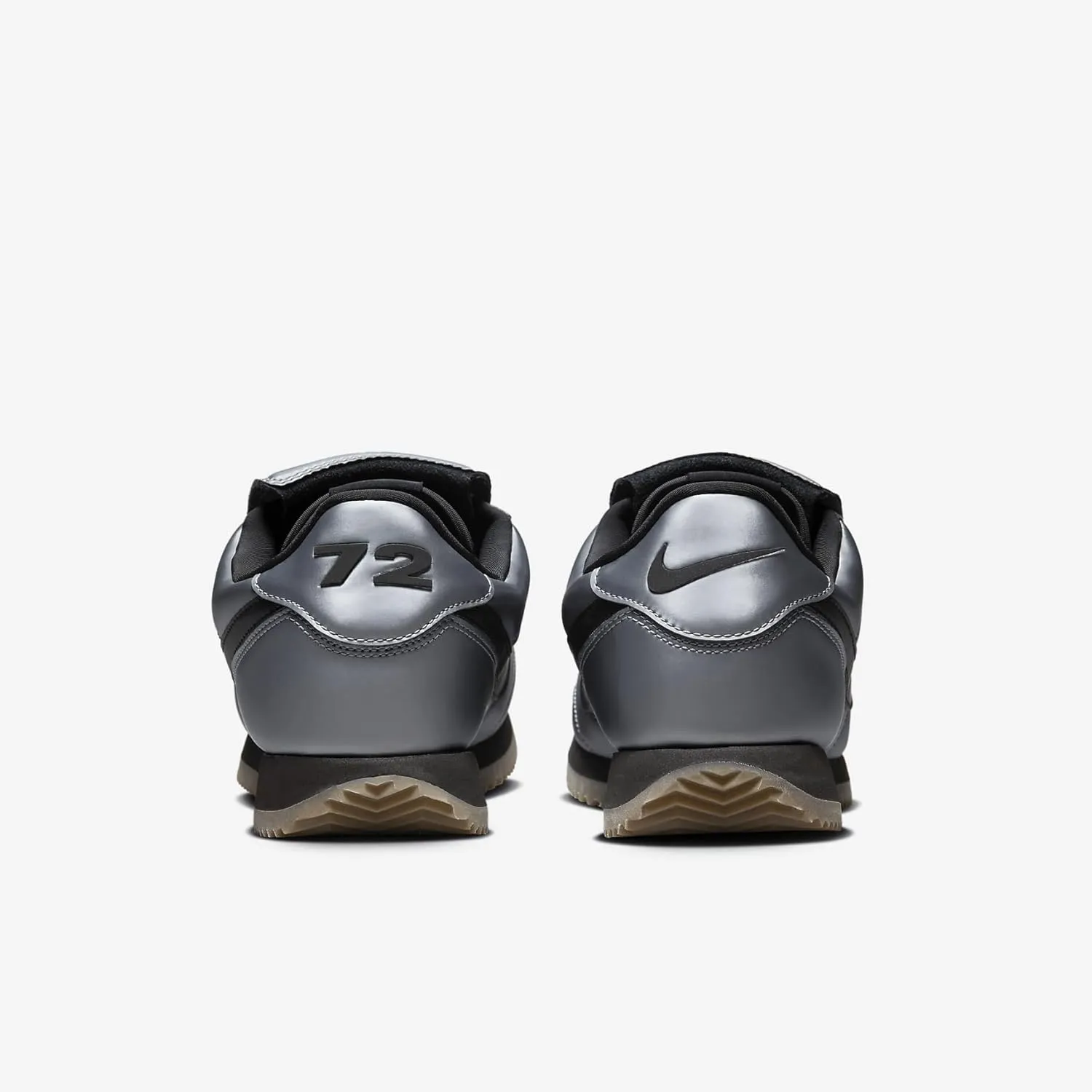 Nike Cortez SE Men's Shoes (HQ3490-099, Metallic Cool Grey/Gum Dark Brown/Black)