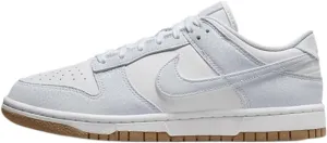 Nike Dunk Low Premium Next Nature Women's Shoes (FN6345-100, White/Gum Light Brown/Football Grey) Size 6