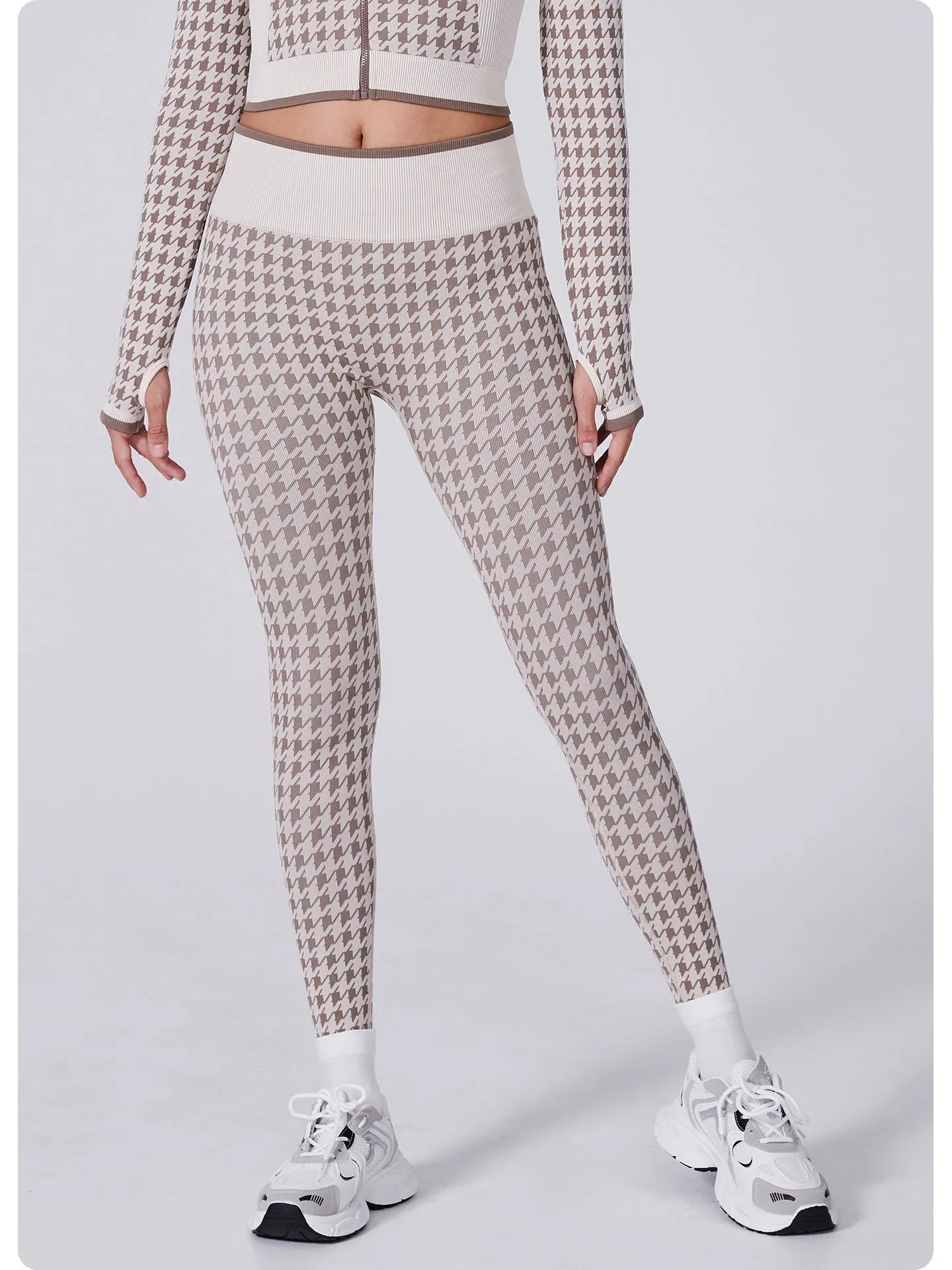 Noor Zip Longsleeve Top & Leggings Set