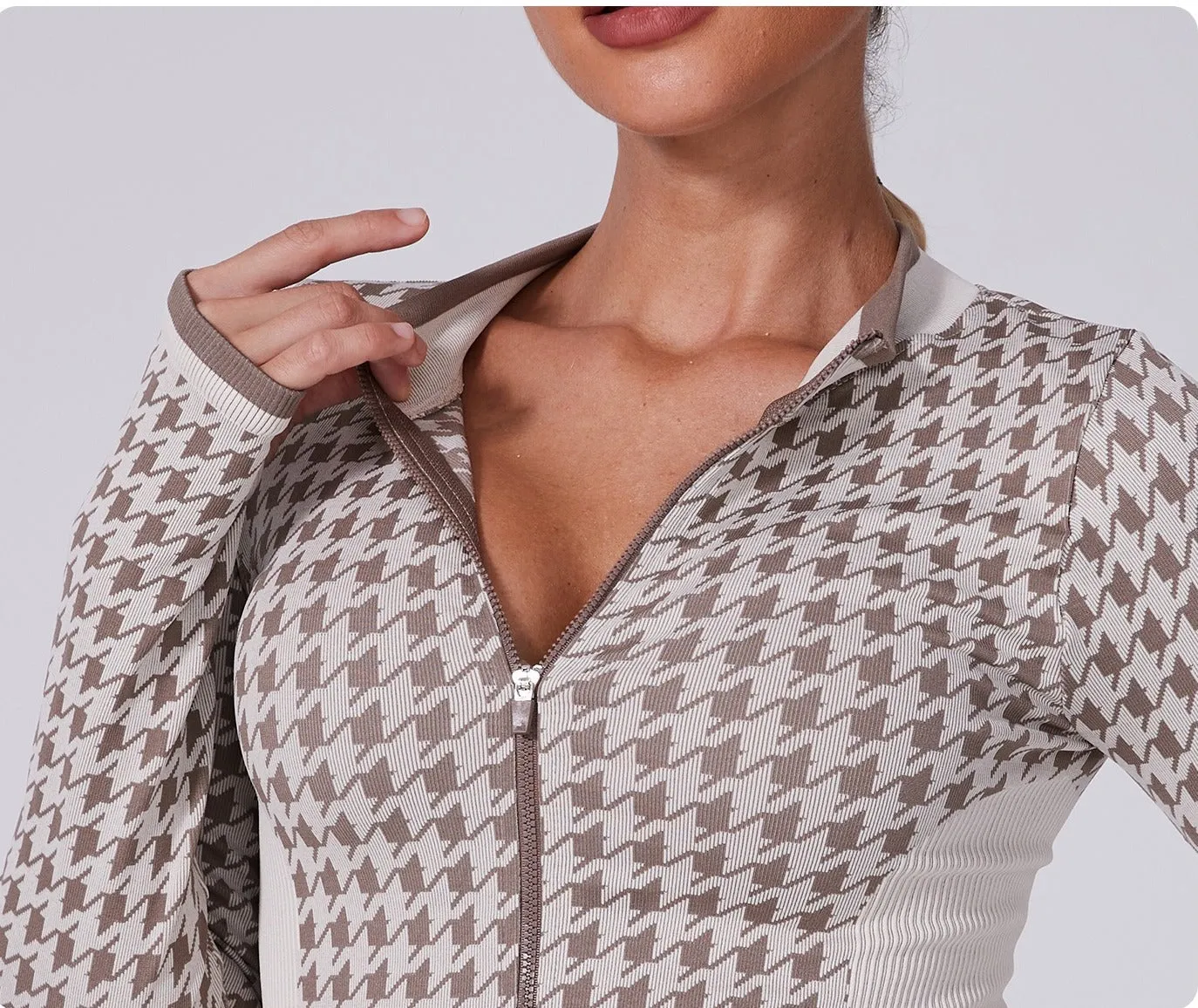 Noor Zip Longsleeve Top & Leggings Set