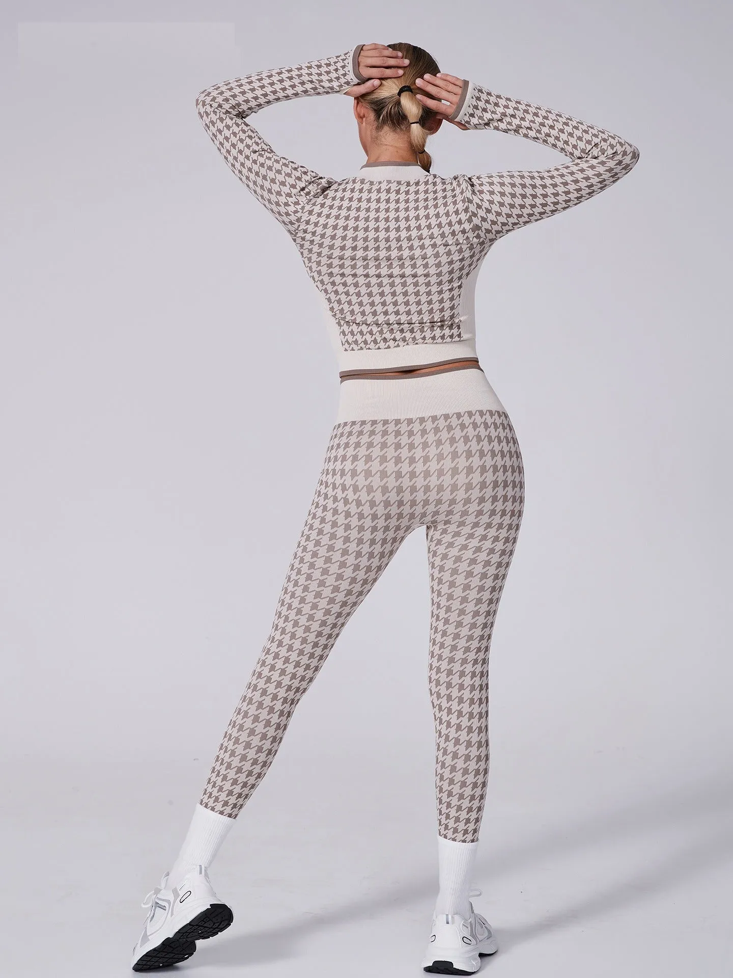 Noor Zip Longsleeve Top & Leggings Set
