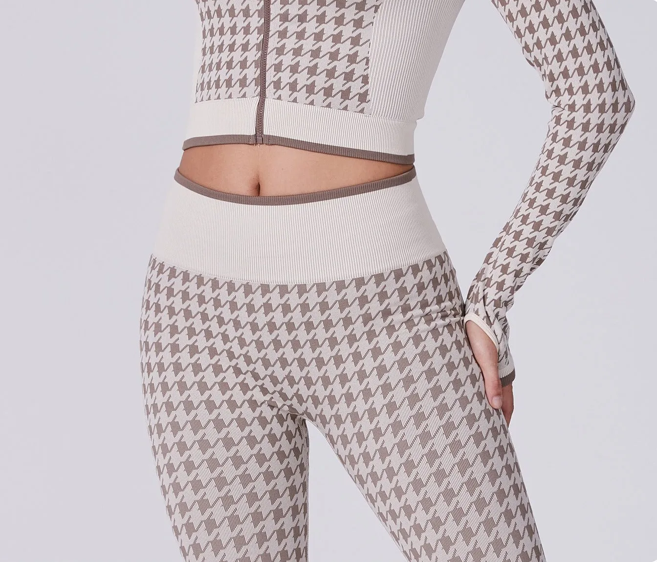 Noor Zip Longsleeve Top & Leggings Set