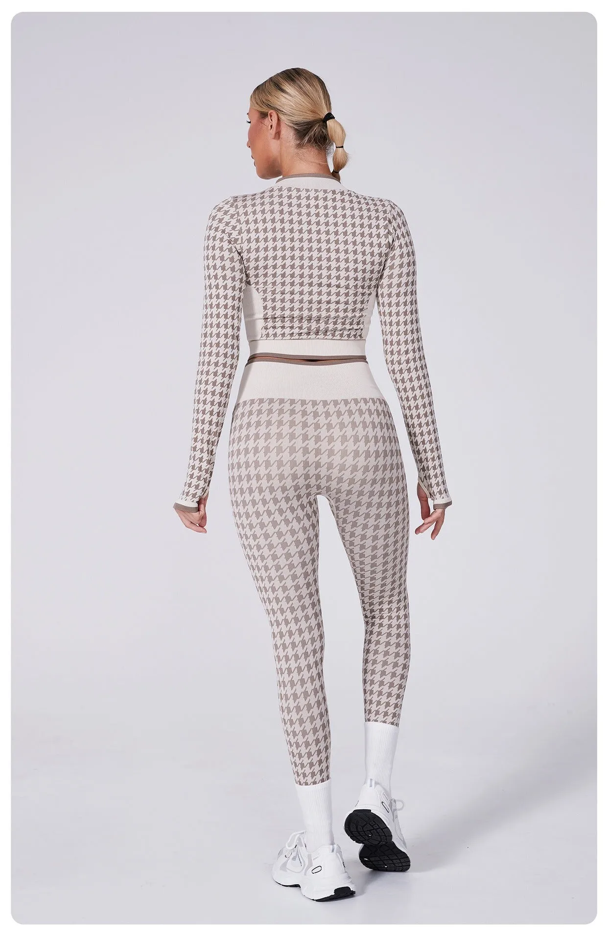 Noor Zip Longsleeve Top & Leggings Set
