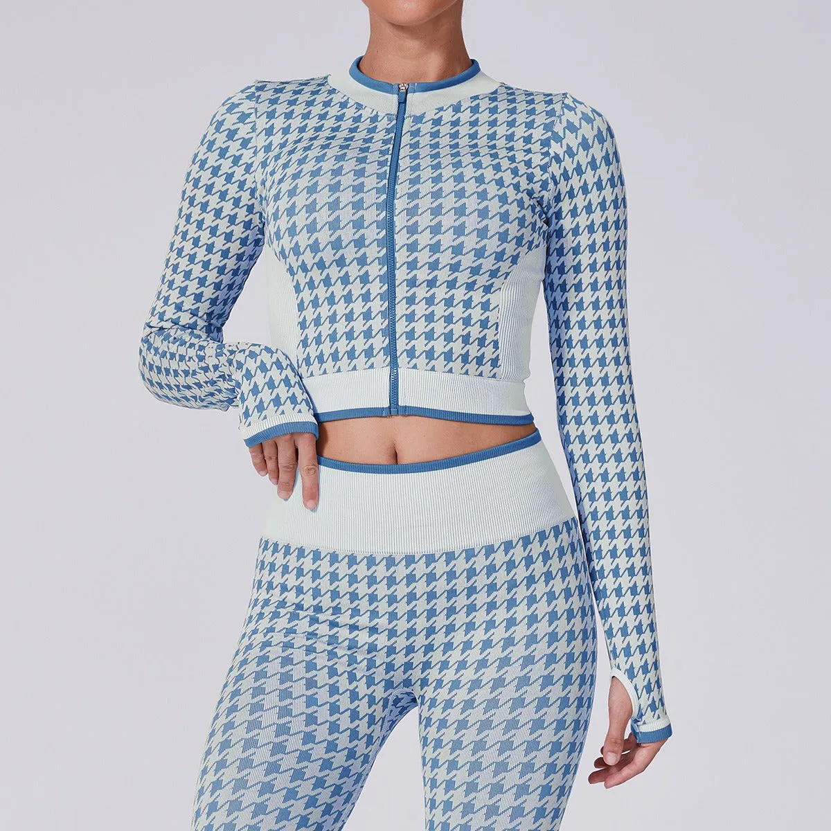 Noor Zip Longsleeve Top & Leggings Set