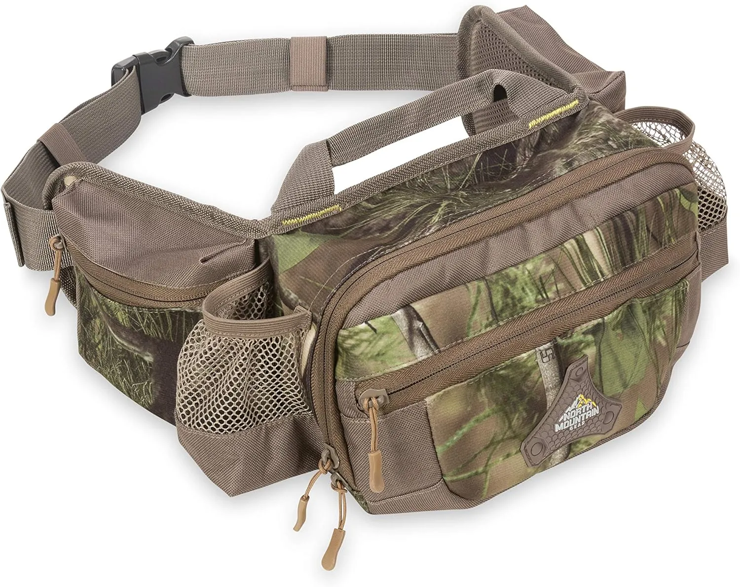 North Mountain Gear Camouflage Fanny Pack Lightweight Waterproof Military Hunting Climbing Camping Accessories