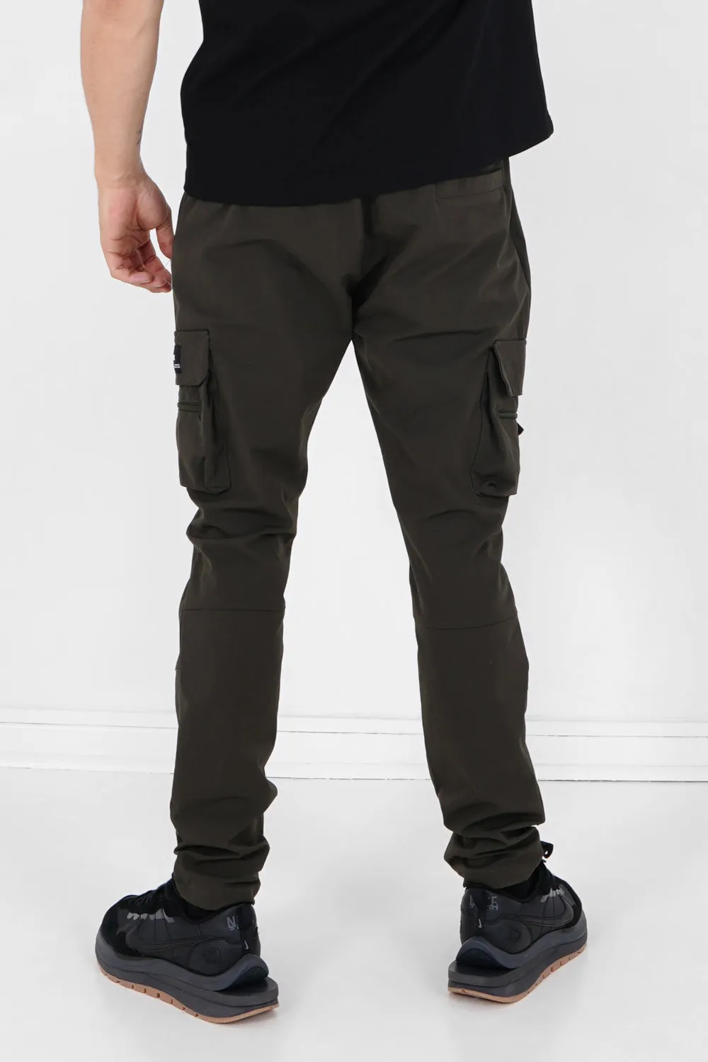 Nylon cargo Pants 22577-KAKI