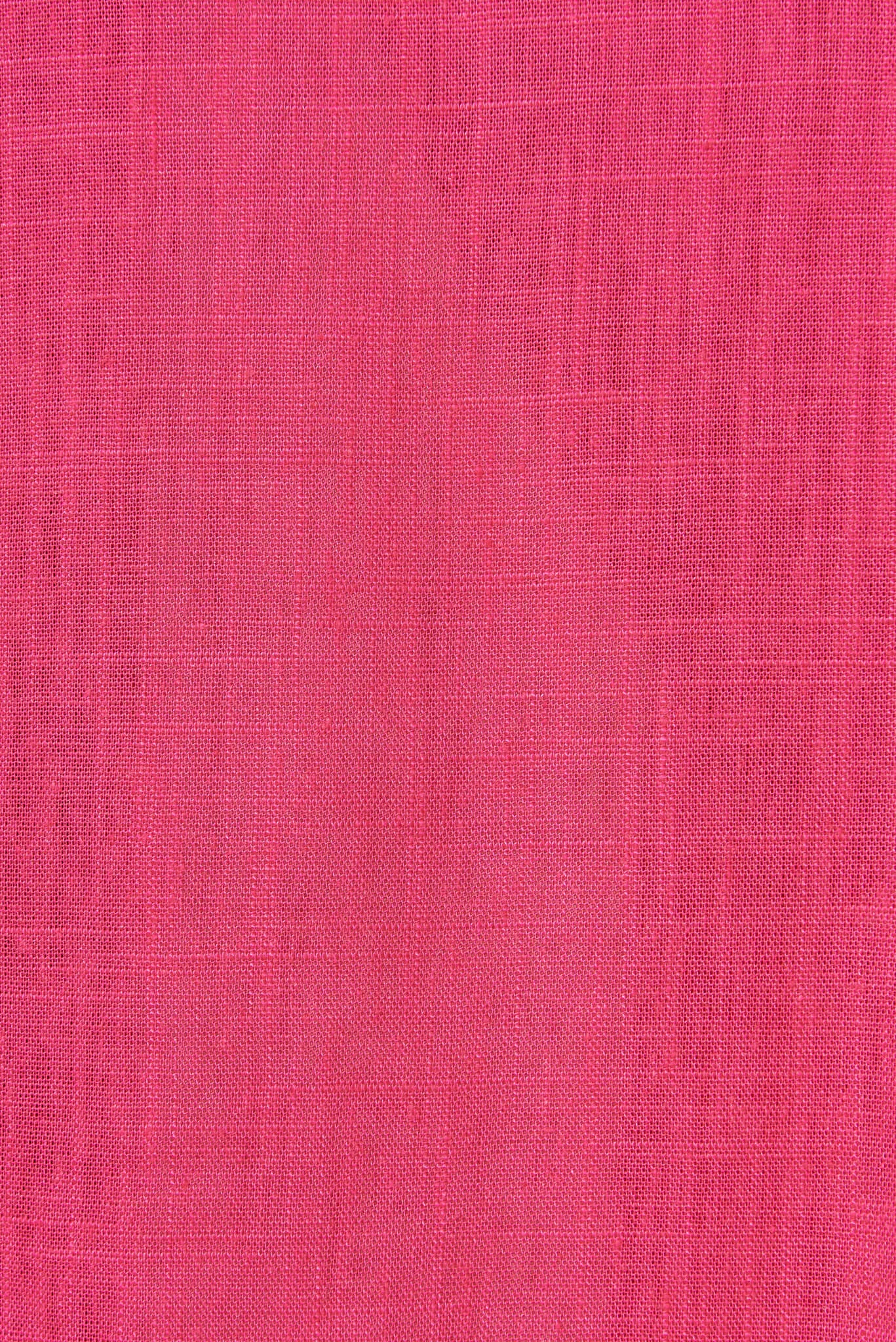 Oceanic Midi Sundress In Fuchsia Linen Blend