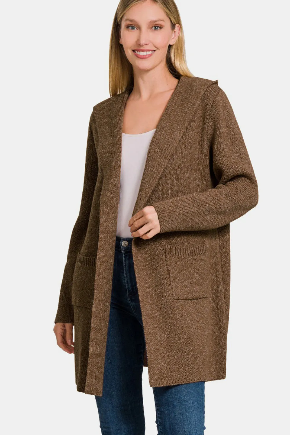 Open Front Sweater Cardigan