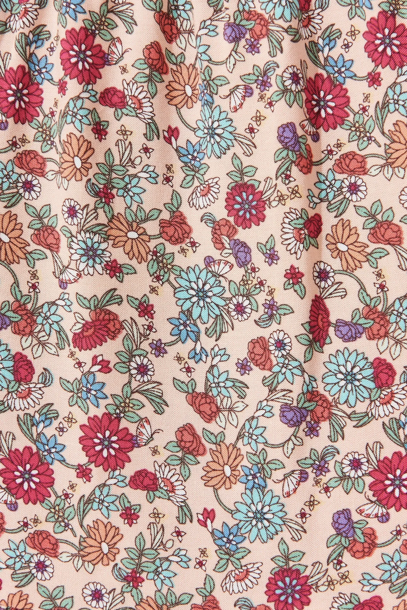 Orchid Sundress In Blush Multi Floral Print