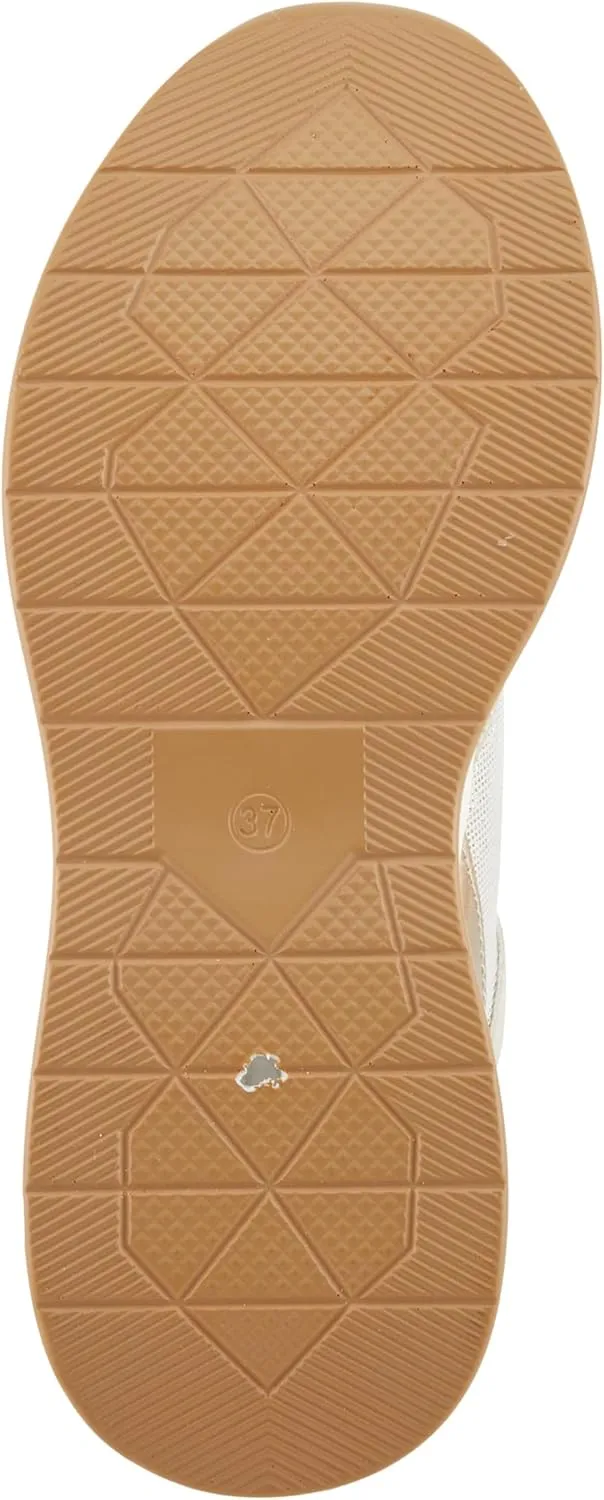 PATRIZIA Women's URSA Platform Sneakers with Sparkling Upper, Gold Metallic Accents, and Comfortable Fit