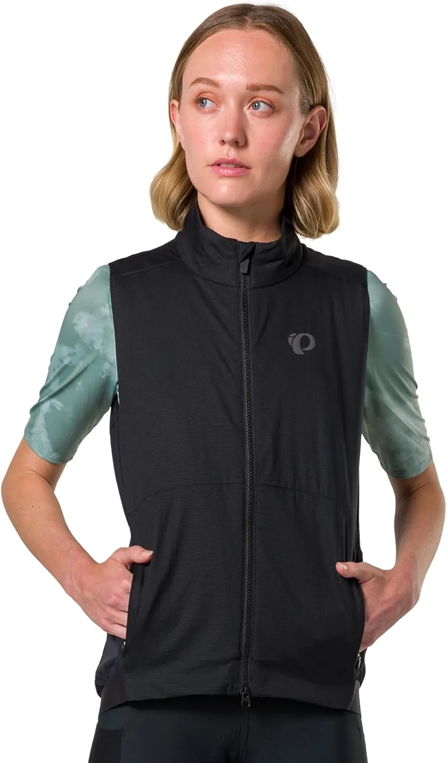 PEARL IZUMI, Women's Expedition Pro Alpha Vest, Wind & Water Repellent Cycling Vest, Form-Fitting with Safety Elements