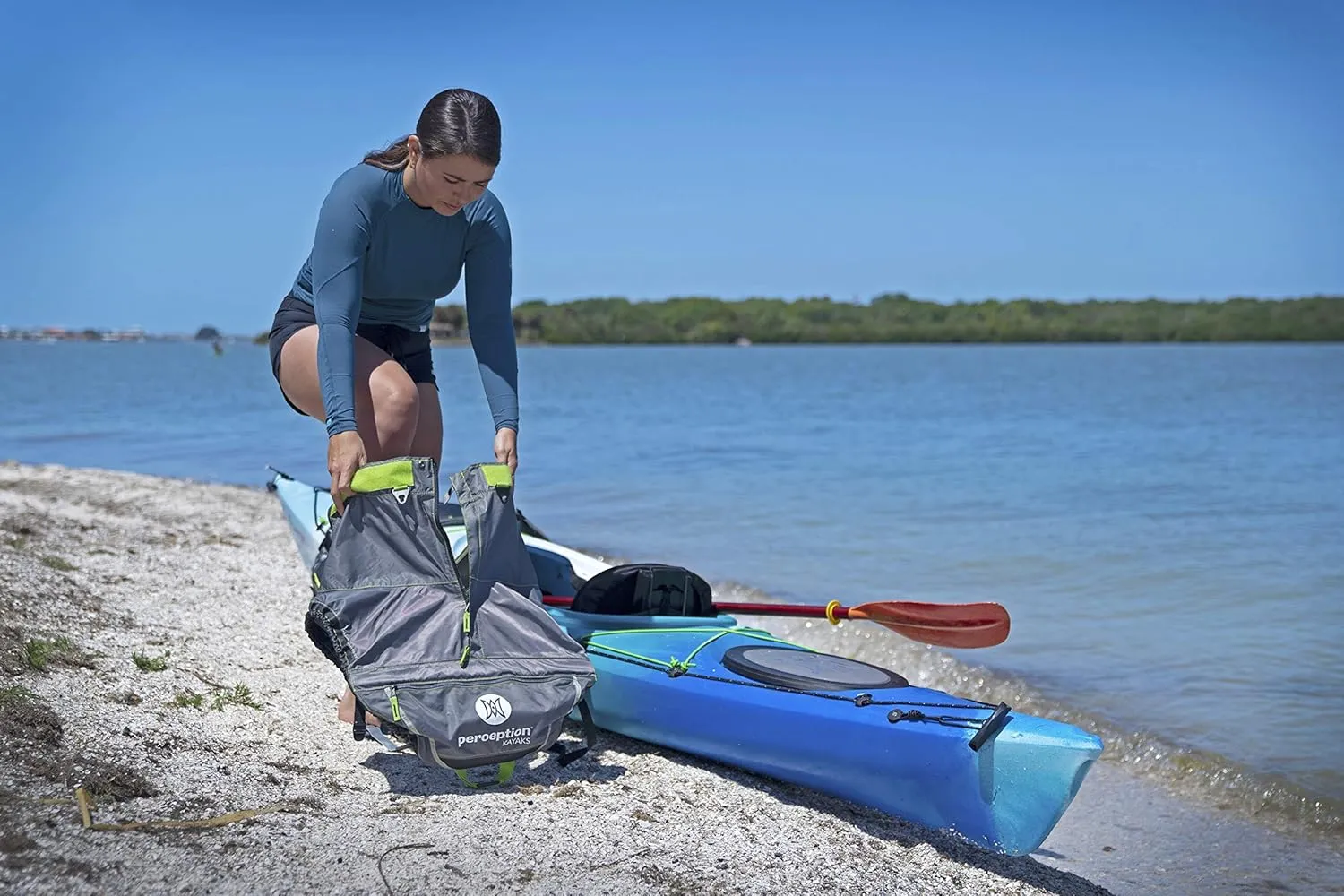 Perception Truefit Spray Skirt | Kayak Spray Skirt For Sit Inside Kayaks | Size P7 thru P12