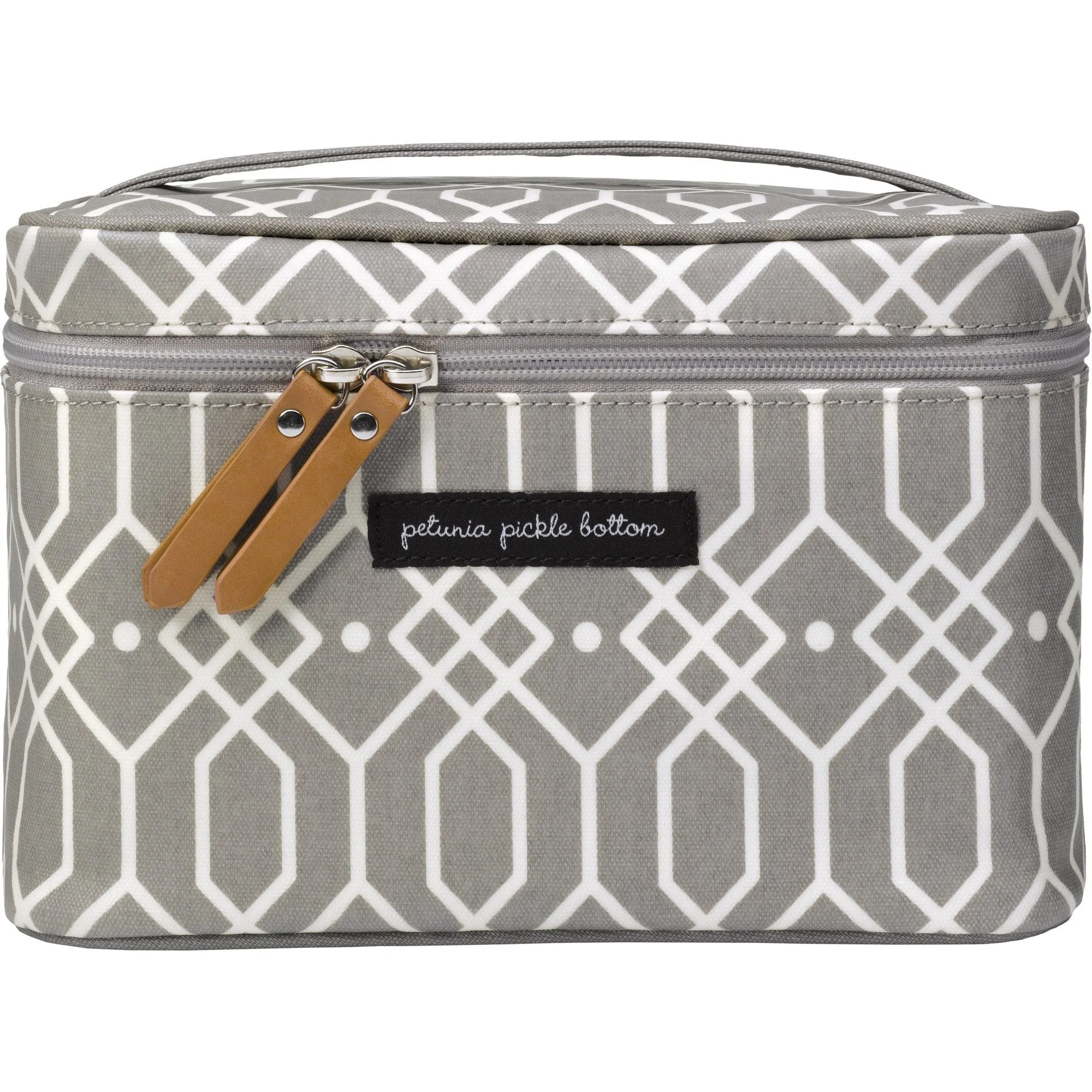 Petunia Pickle Bottom Travel Train Case: Quartz