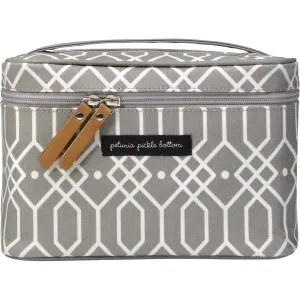 Petunia Pickle Bottom Travel Train Case: Quartz