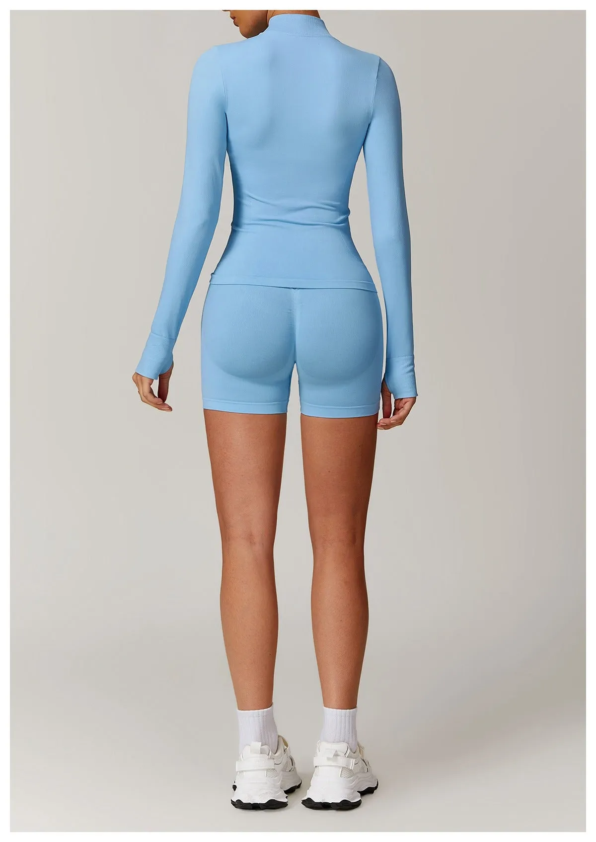 Piper Longsleeve Zip Top & Shorts Set