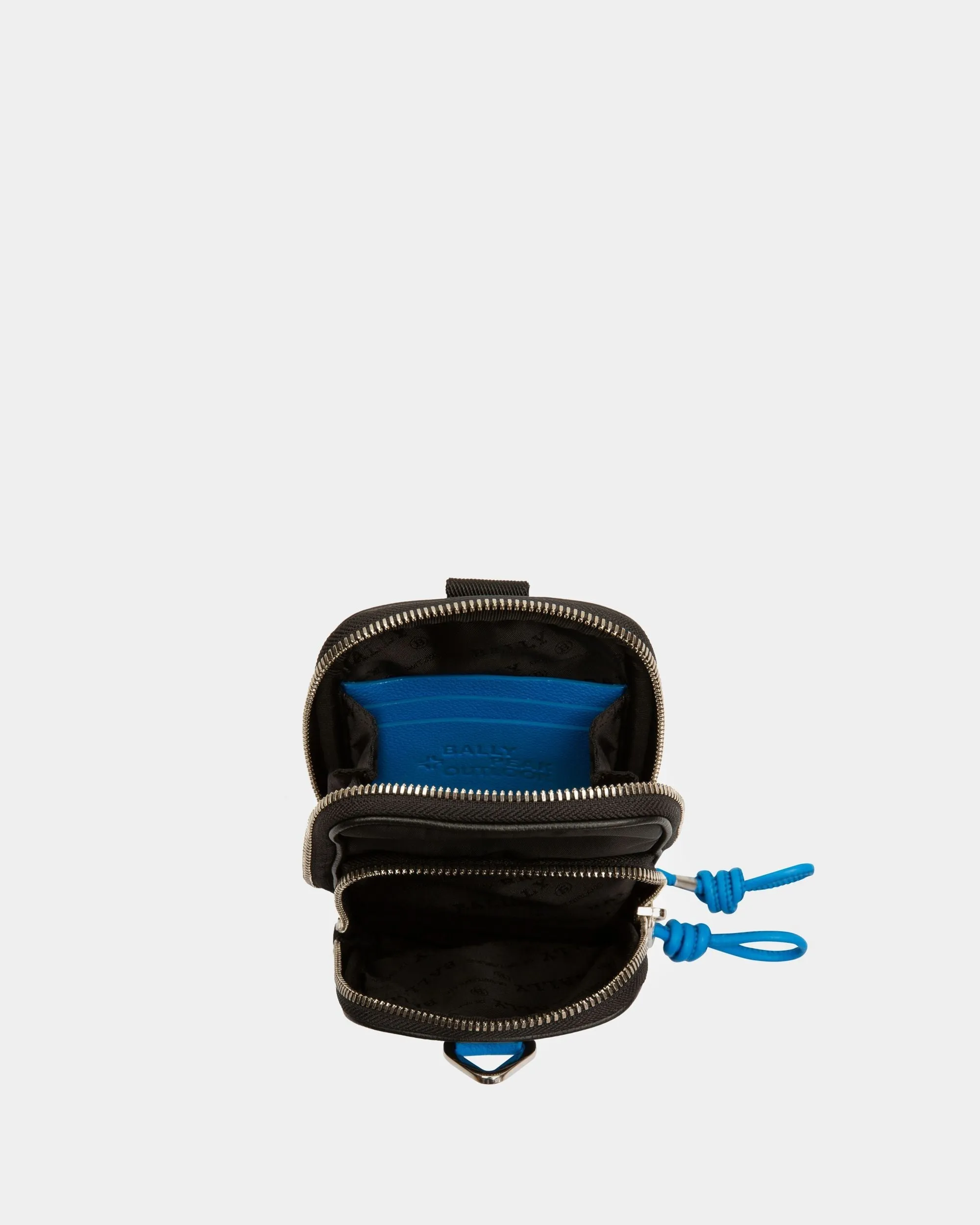 Pocky Recycled Nylon Phone Wallet In Black