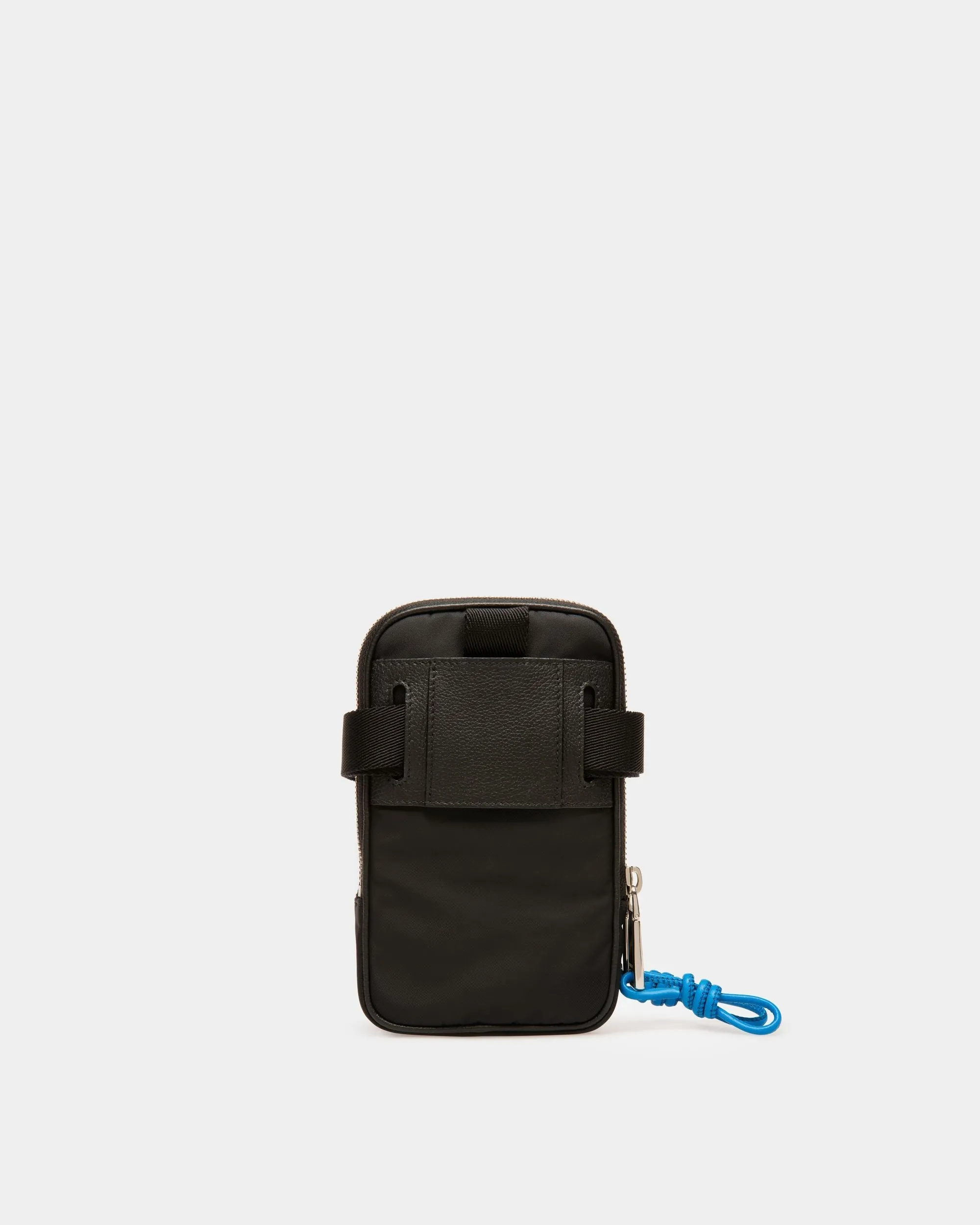 Pocky Recycled Nylon Phone Wallet In Black