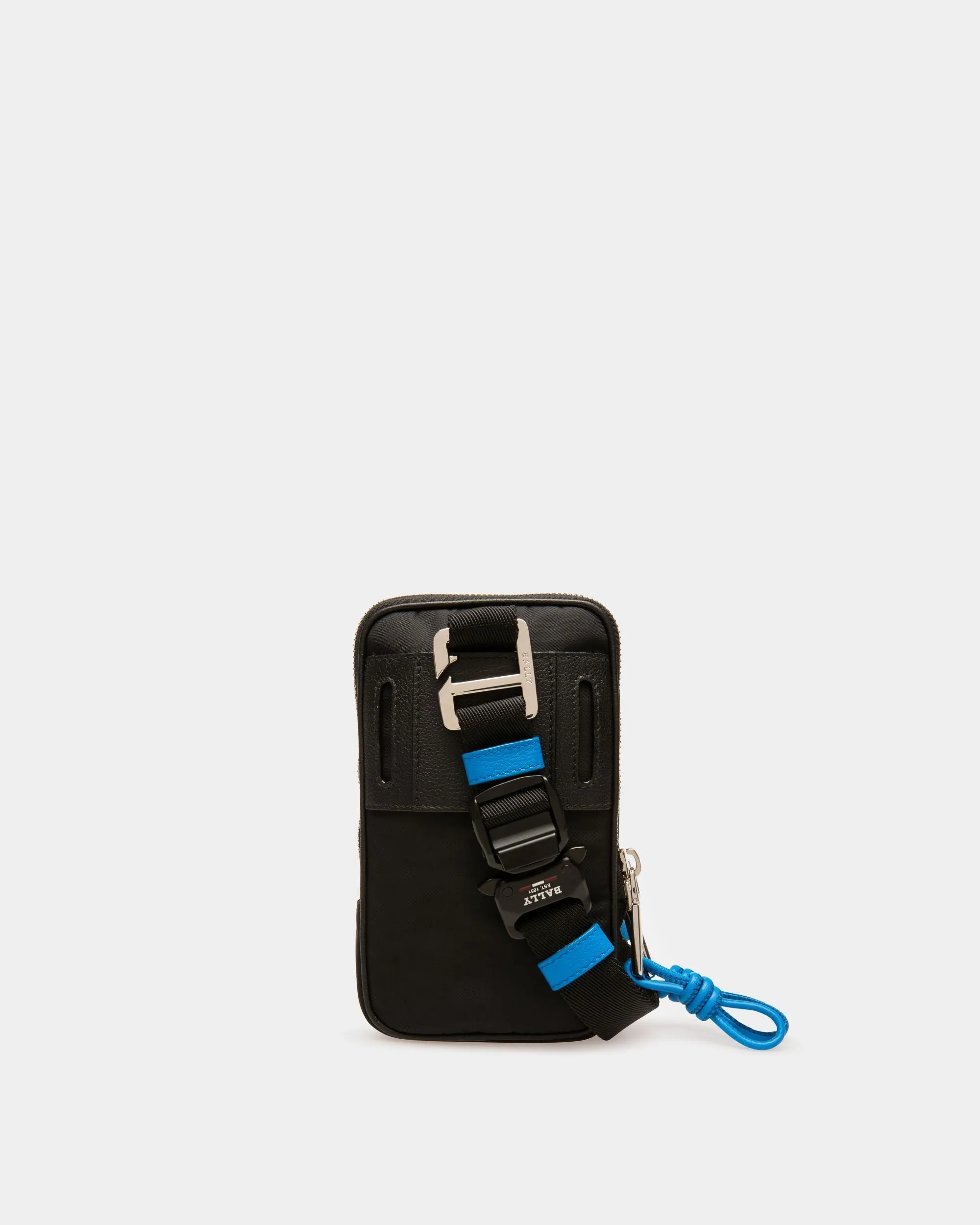 Pocky Recycled Nylon Phone Wallet In Black