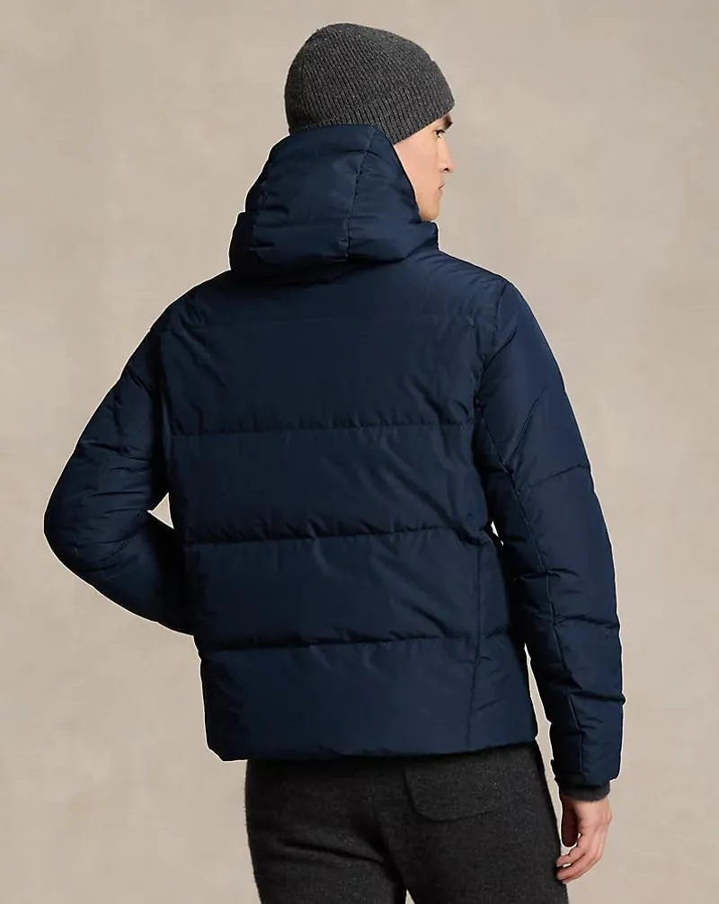 POLO RALPH LAUREN Mens Water-Repellent Down Hooded Jacket