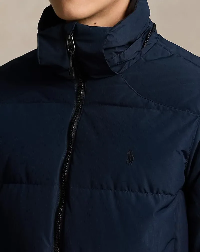 POLO RALPH LAUREN Mens Water-Repellent Down Hooded Jacket