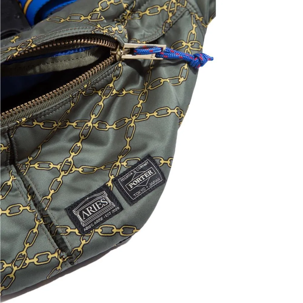 porter by yoshida x aries waist bag (olive)