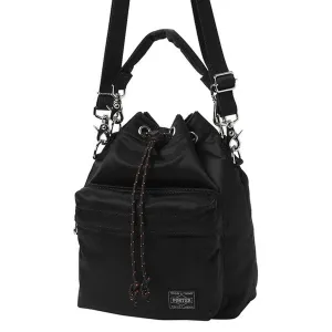 Porter-Yoshida & Co. Balloon Sac Small Nylon - Twill Bucket Bag - Black