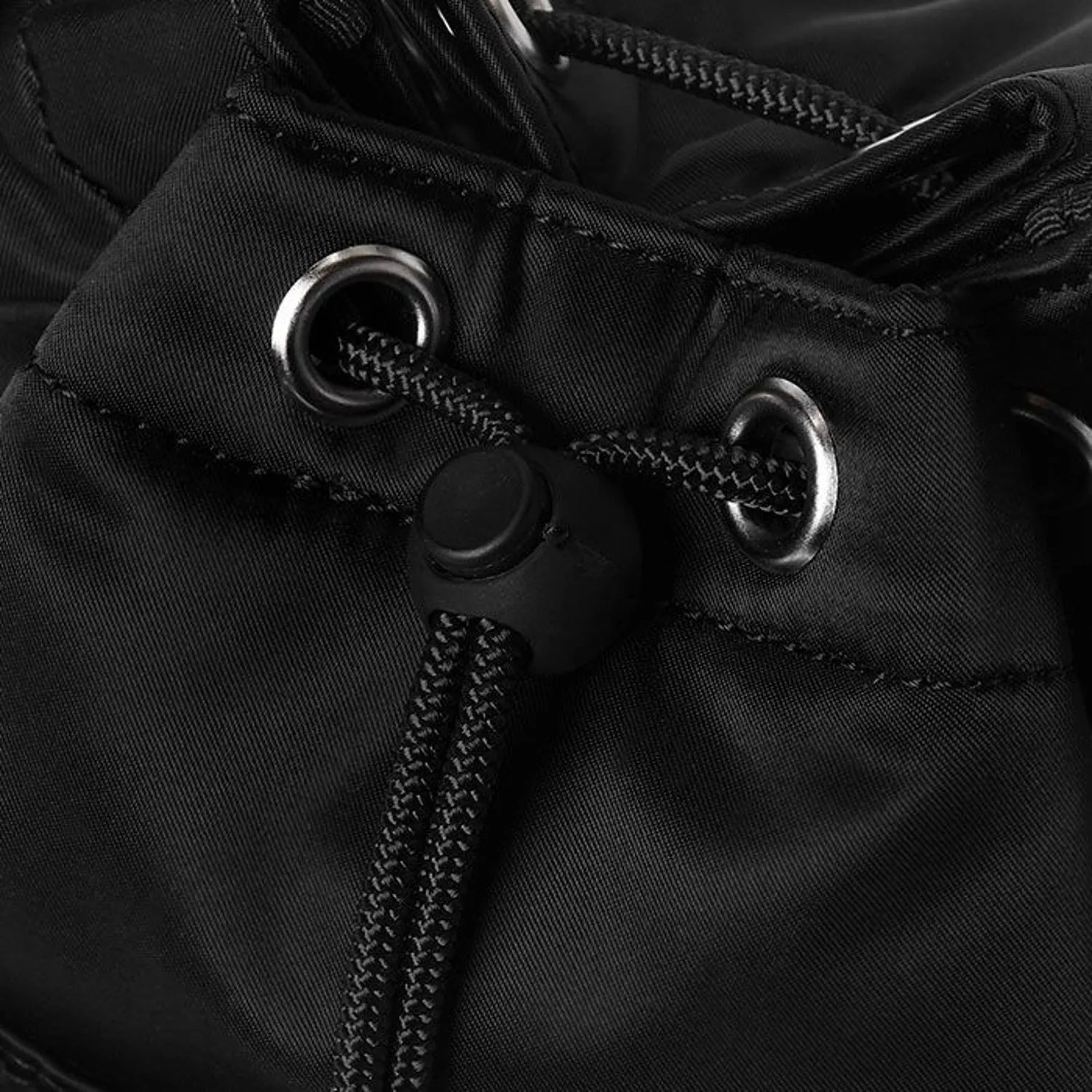 Porter-Yoshida & Co. Balloon Sac Small Nylon - Twill Bucket Bag - Silver Gray