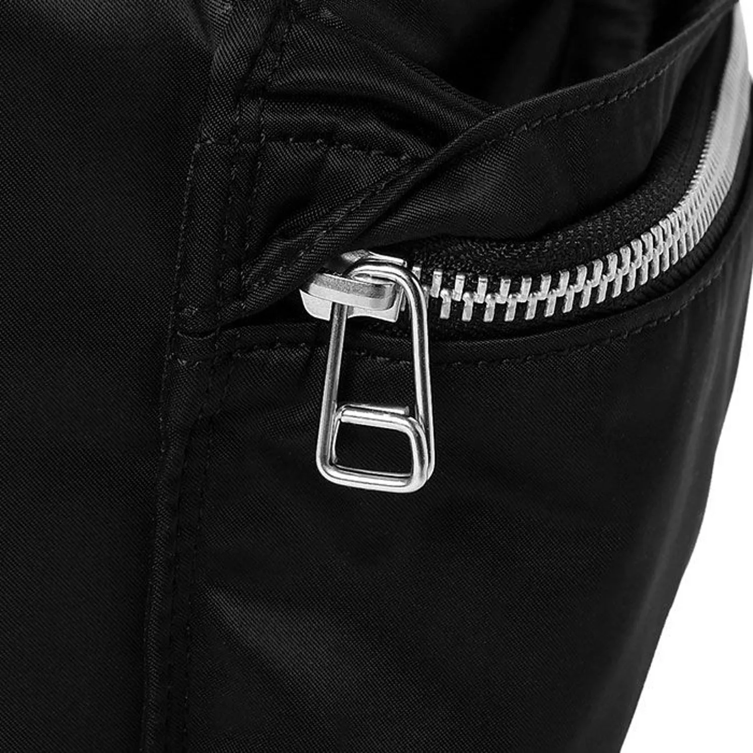Porter-Yoshida & Co. Balloon Sac Small Nylon - Twill Bucket Bag - Silver Gray