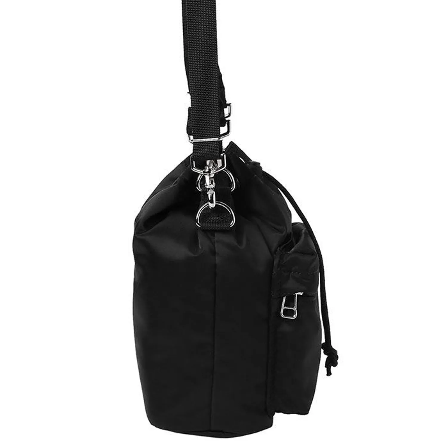 Porter-Yoshida & Co. Balloon Sac Small Nylon - Twill Bucket Bag - Silver Gray