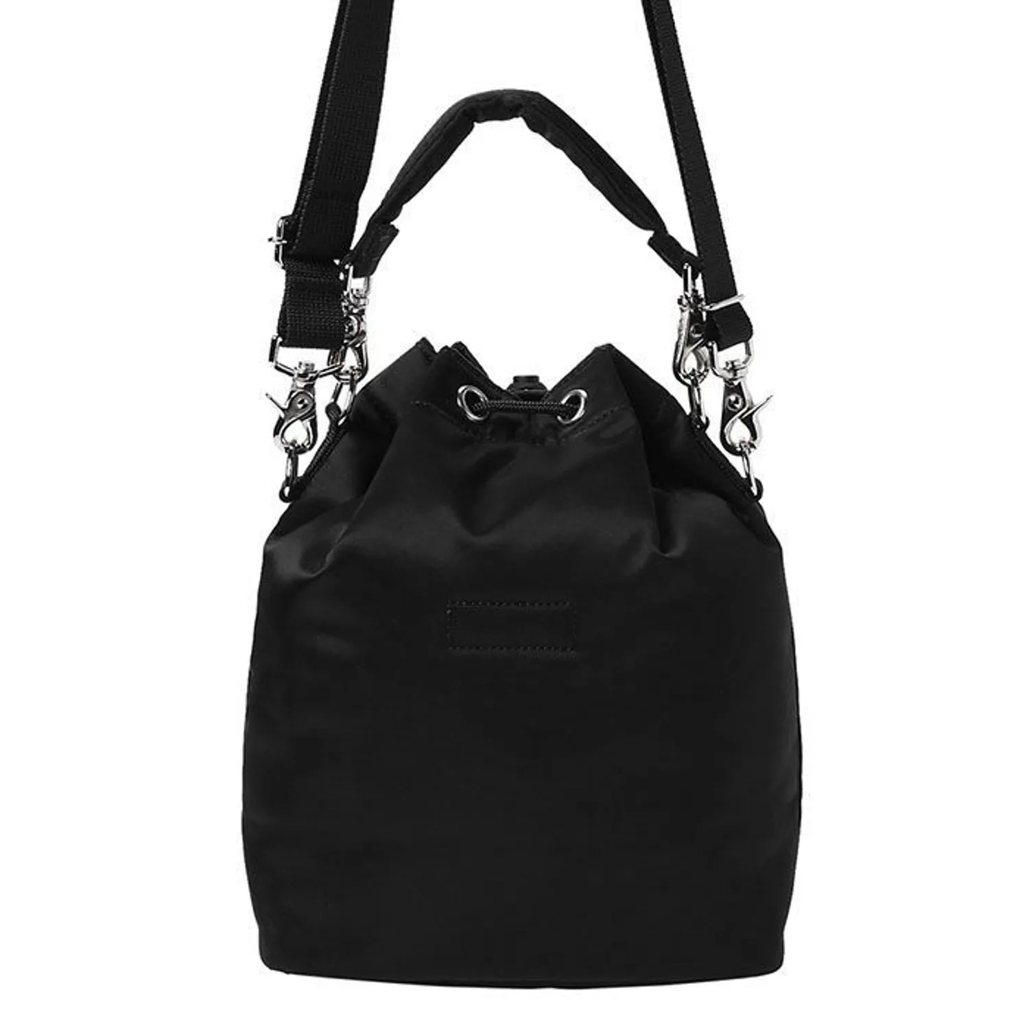 Porter-Yoshida & Co. Balloon Sac Small Nylon - Twill Bucket Bag - Silver Gray