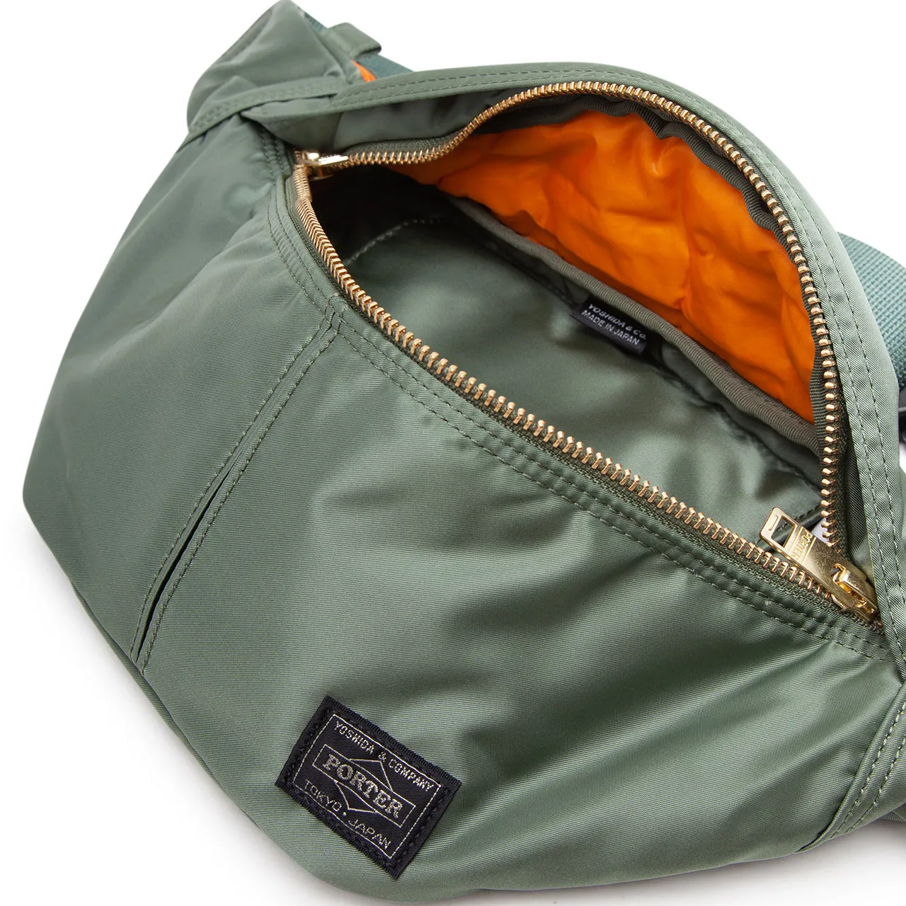 porter-yoshida & co. small tanker waist bag (olive)