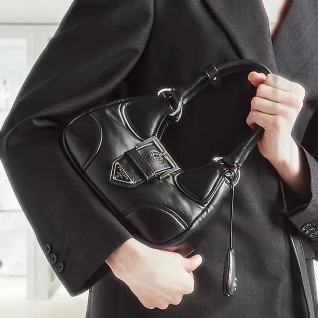 Prada Moon padded nappa-leather bag