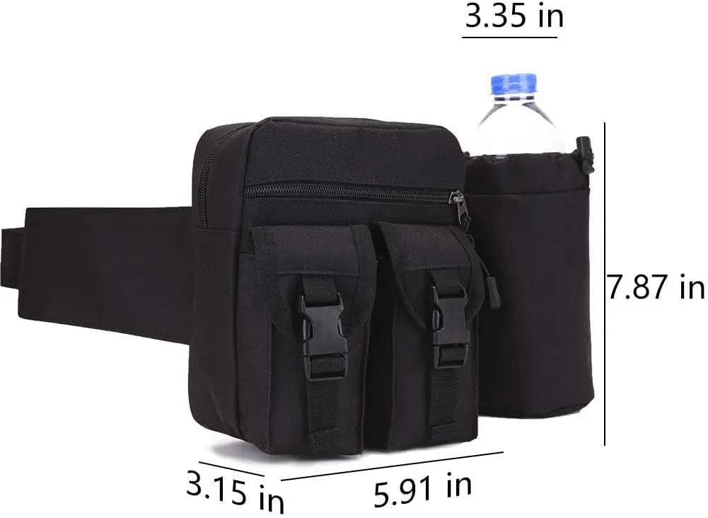 Premium Multi-Pocket Multicolor Waist Pack for Tactical and Outdoor Use