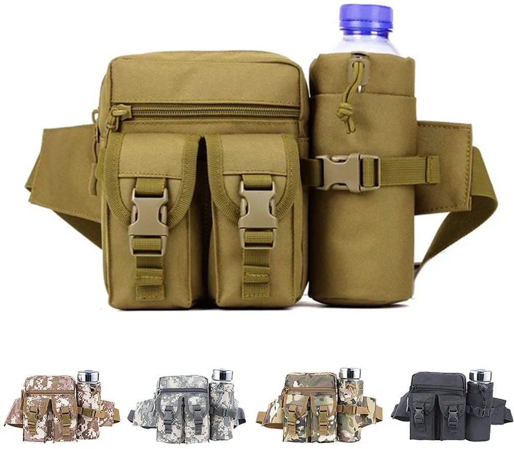 Premium Multi-Pocket Multicolor Waist Pack for Tactical and Outdoor Use