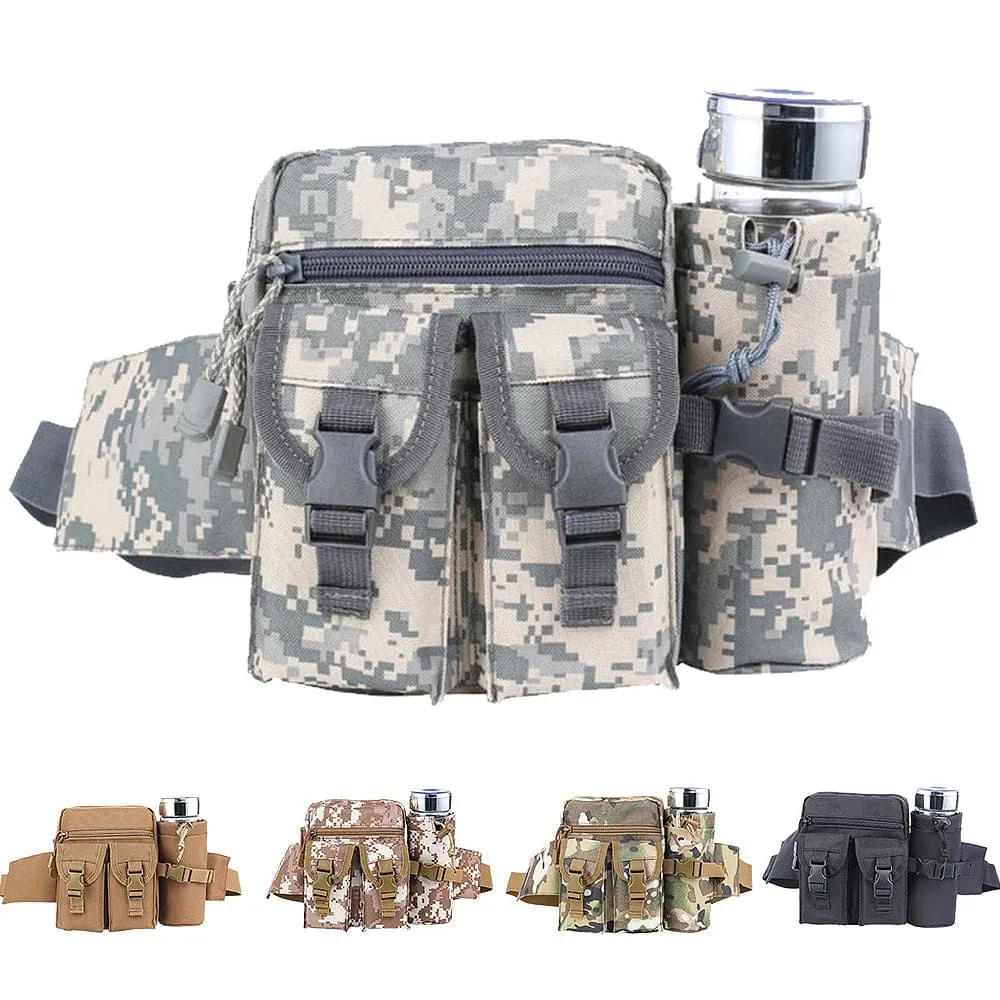 Premium Multi-Pocket Multicolor Waist Pack for Tactical and Outdoor Use