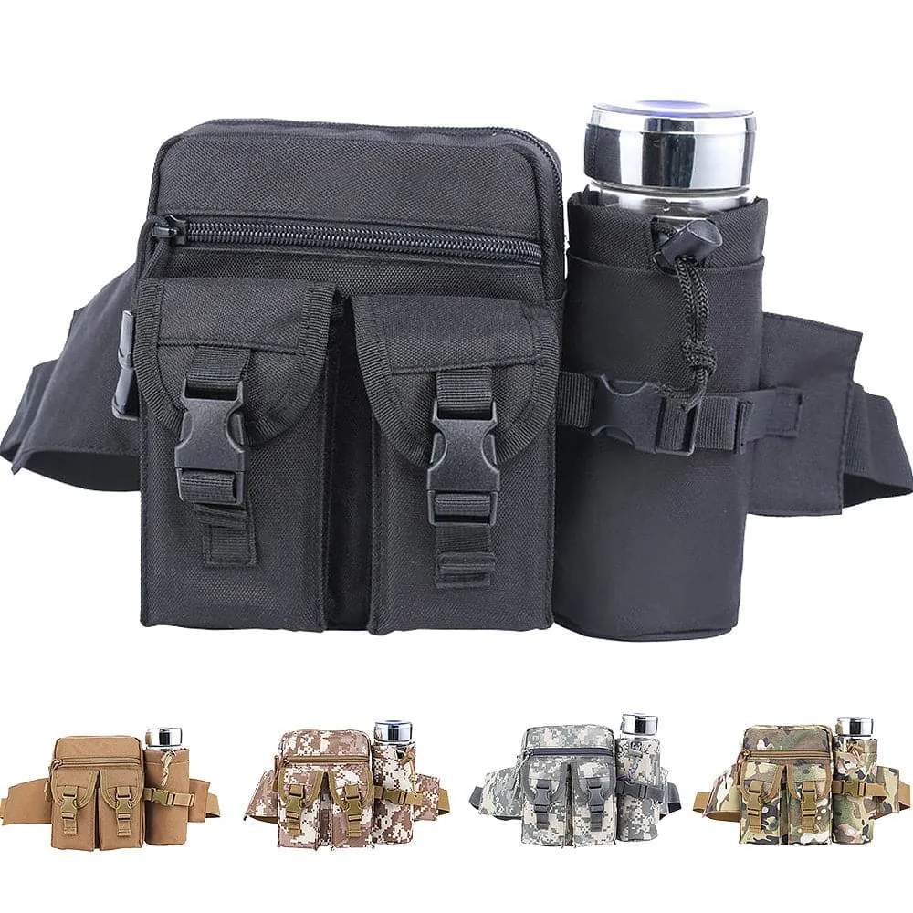 Premium Multi-Pocket Multicolor Waist Pack for Tactical and Outdoor Use