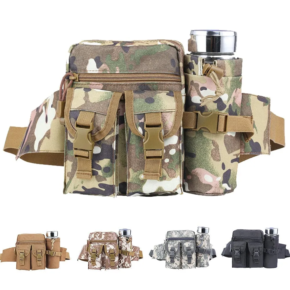 Premium Multi-Pocket Multicolor Waist Pack for Tactical and Outdoor Use