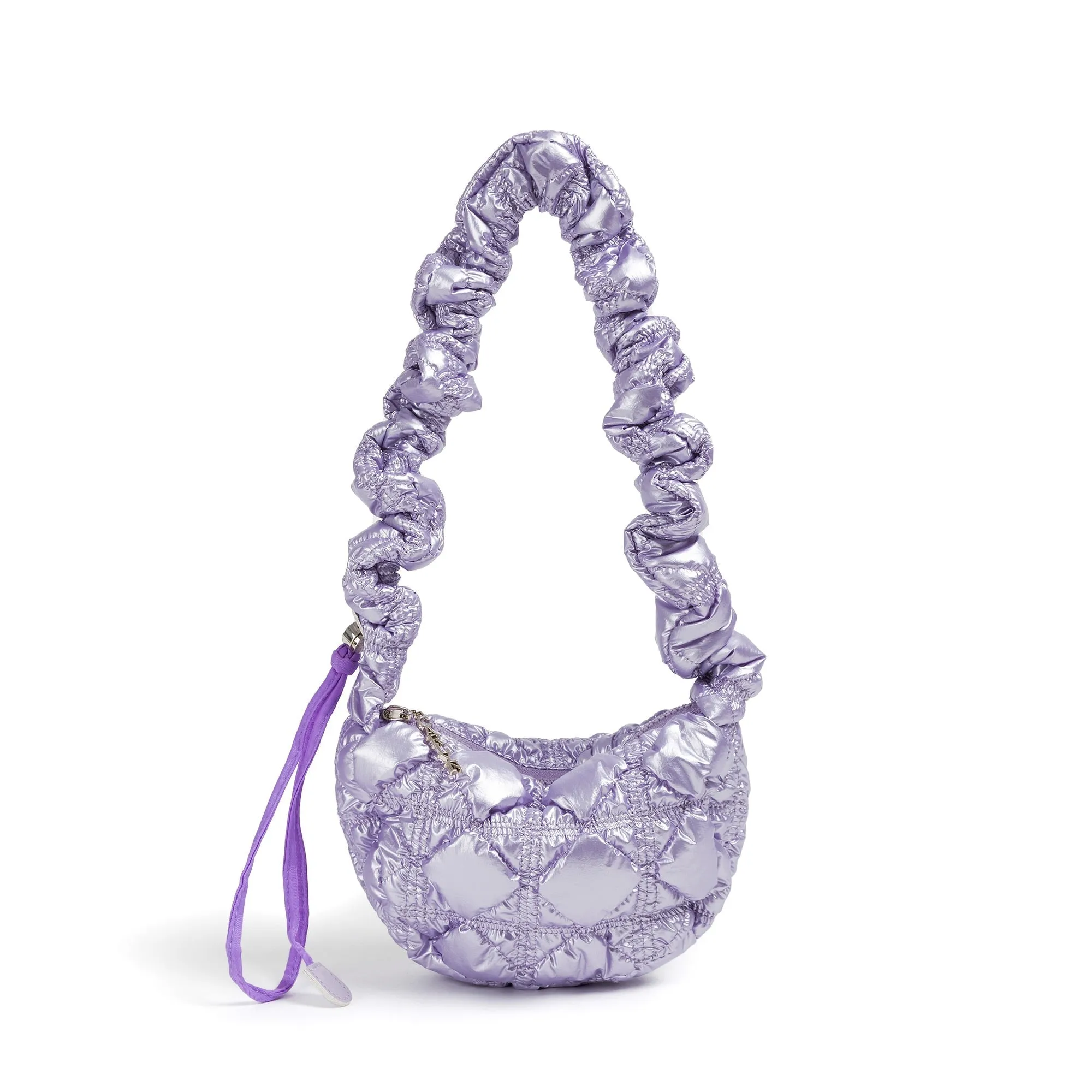 Prisca Metallic Ruched Fanny Bags - 4 Colors