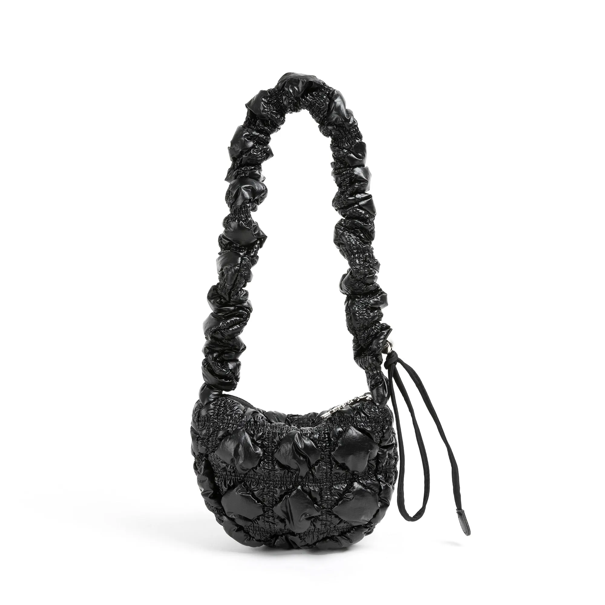 Prisca Metallic Ruched Fanny Bags - 4 Colors
