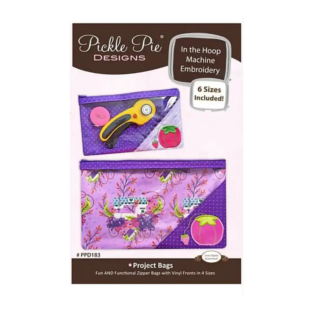 Project Bags In The Hoop Machine Embroidery Design Pattern