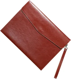 PU Document File Organizer Carrying Case for Men Women Folder Bag for Important Contracts Legal Documents and Certificates Versatile Storage