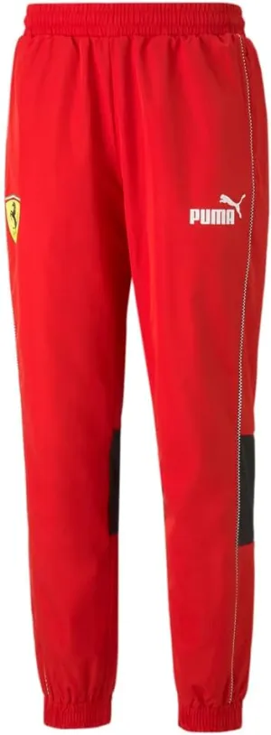 PUMA Mens Sf Race SDS Sweatpants Casual Pockets - Red - Size S