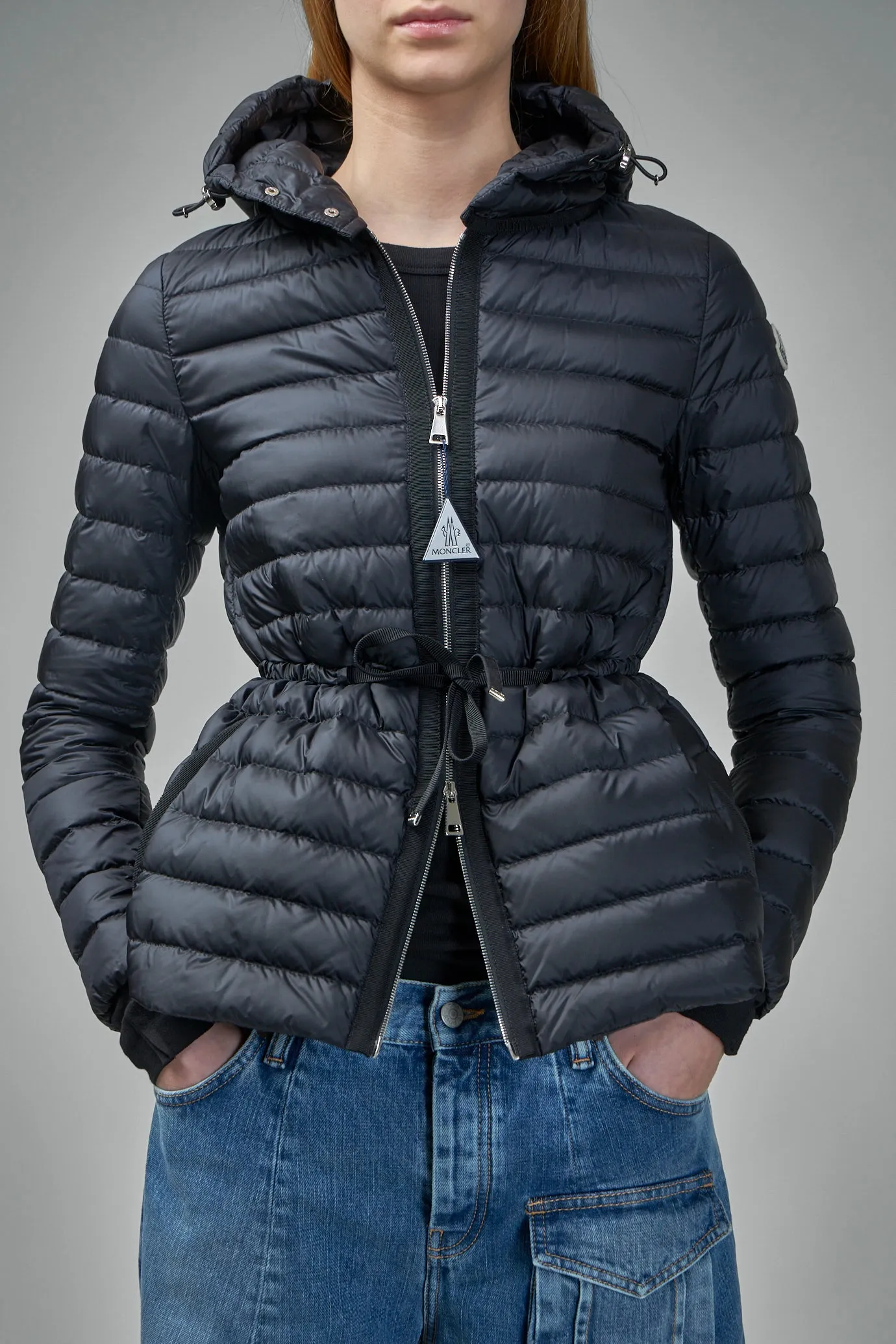 Raie Packable Hooded Short Down Jacket