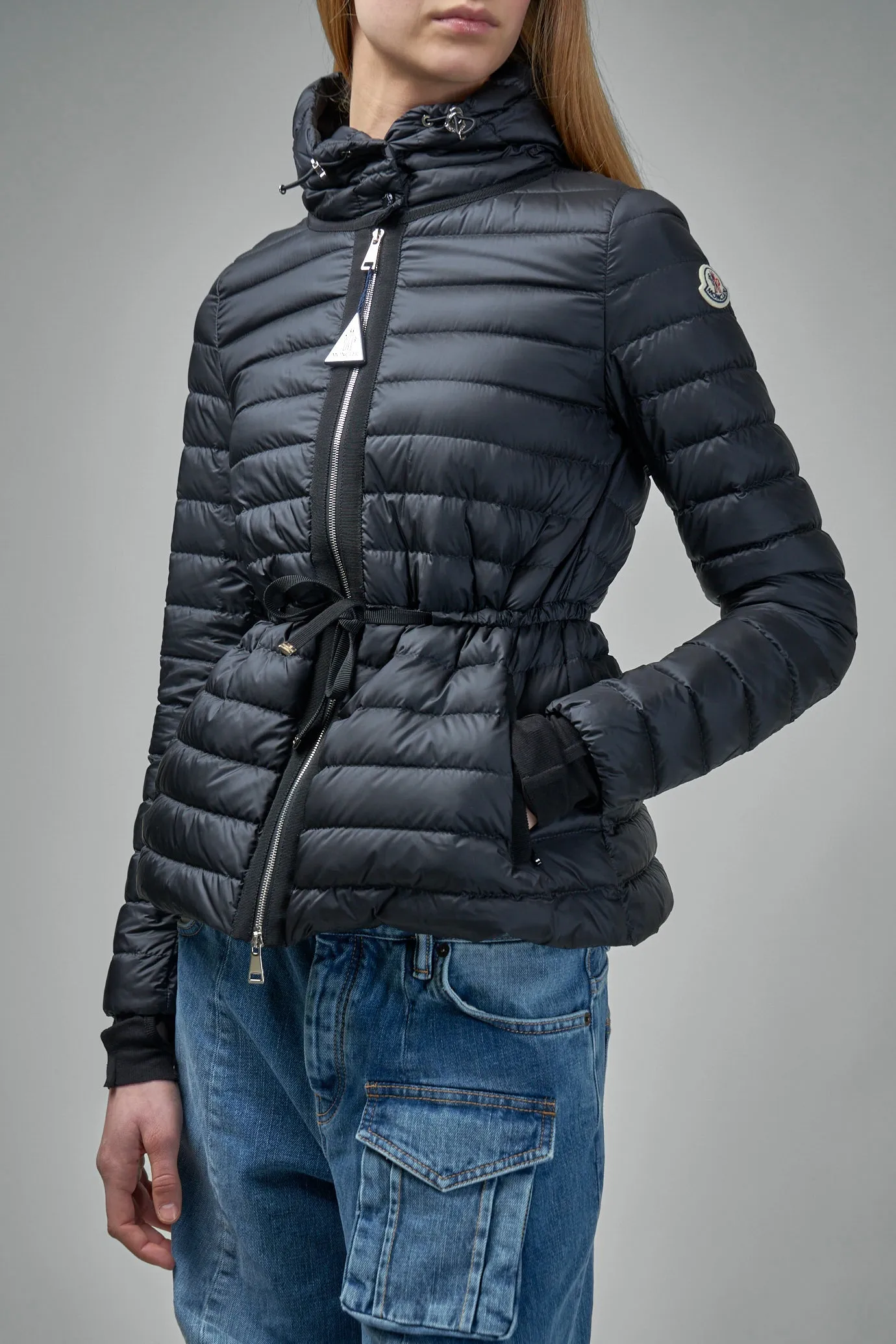 Raie Packable Hooded Short Down Jacket