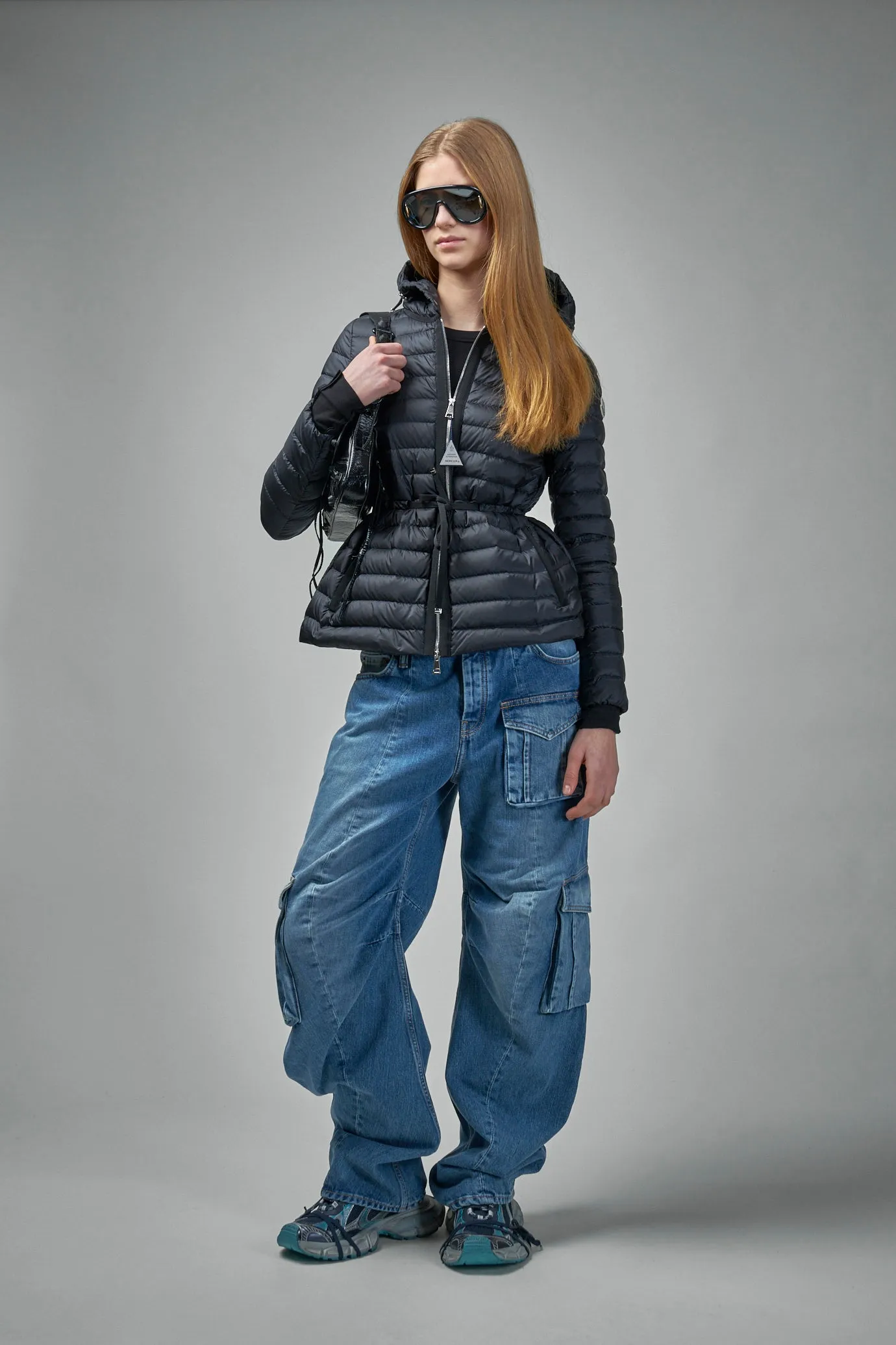 Raie Packable Hooded Short Down Jacket